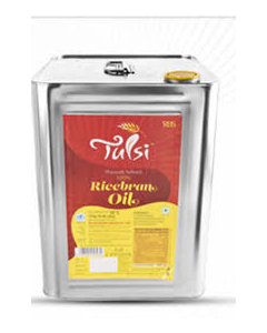 "TULSI" RICE BRAN OIL 15KG TIN