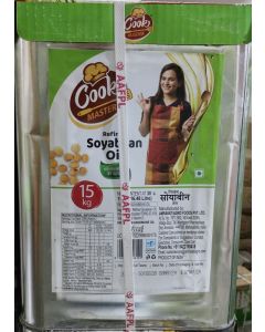 "KINGS" REFINED SOYABEAN OIL 15KG TIN