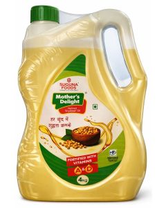 "4 KG JAR" MOTHER DELIGHT REFINED OIL 16KG (4 PIECE BOX)