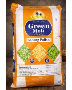 "GREEN MOTI" KHADA MOONG POLISH 30KG BAG