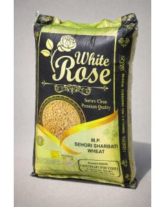 "WHITE ROSE" PREMIUM QUALITY SHARBATI WHEAT 30KG BAG (FRESH STOCK)