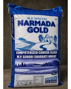 "NARMADA GOLD" SHRABATI PREMIUM WHEAT 30KG (NEW)