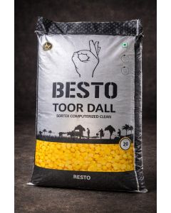 "BESTO" FATKA BEST SORTEX TOOR DAL 30LKG BAG