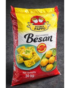 "DOUBLE PAPPU" CHANA BESAN SUPER FINE 30 KG LOOSE BAG