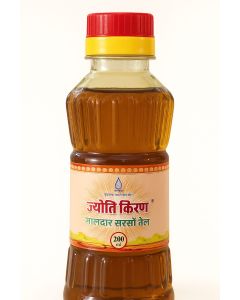 "JYOTI KIRAN"  MUSTARD OIL 200ML (60 PIECE BOX)