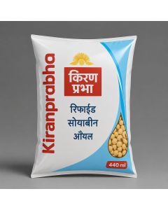 "440 ML"POUCH KIRAN PRABHA PREMIUM REF SOYA OIL