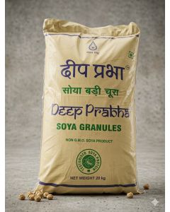 "DEEP PRABHA" SOYA WADI CHURA (SOYA GRANULES) 20KG LOOSE BAG