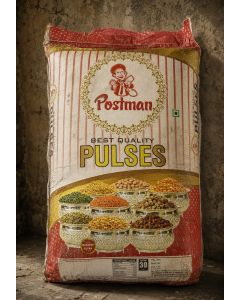 "POSTMAN" SUPER QUALITY MOONG DAL  CHILKA 30KG LOOSE BAG