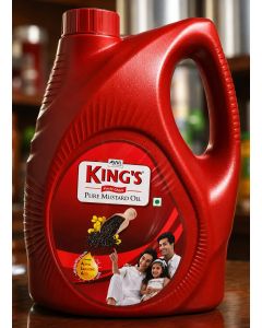 "KINGS" MUSTARD OIL 5 LTR JAR (20 LTR BOX)