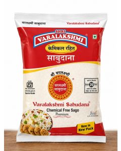 "500GM PKT" "VARALAXMI" MOTA SABUDANA 30KG BAG