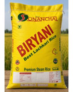 "BIRYANI" BEST QUALITY STEAM PAKHAD RICE 26KG BAG (NEW)