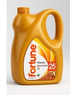 "FORTUNE" GROUNDNUT FILTERED OIL 5LTR JAR (20 LTR BOX)